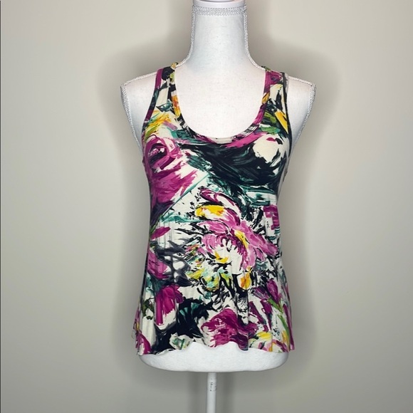 Body Central Floral Print Women's Tank Top. Size Small - Picture 1 of 7